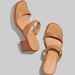 Madewell Women's Tan Block Heel Sandals
